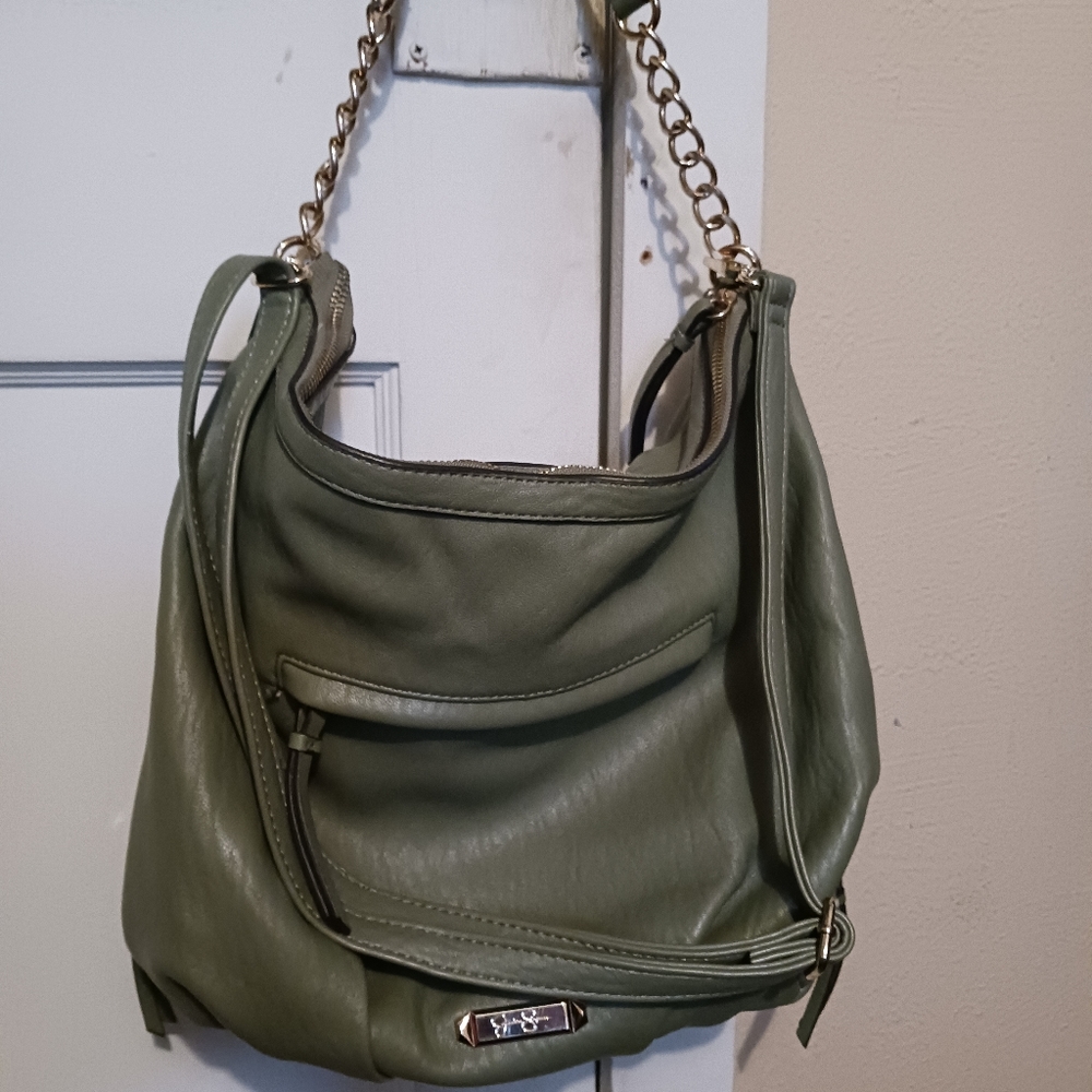 Green jessica simpson hobo/crossbody